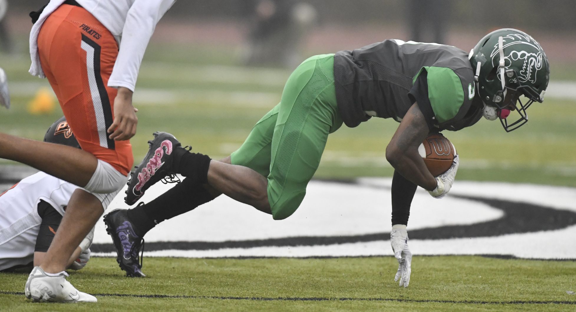 St. Mary’s vs Platte County in Class 4 Missouri state semifinal football game